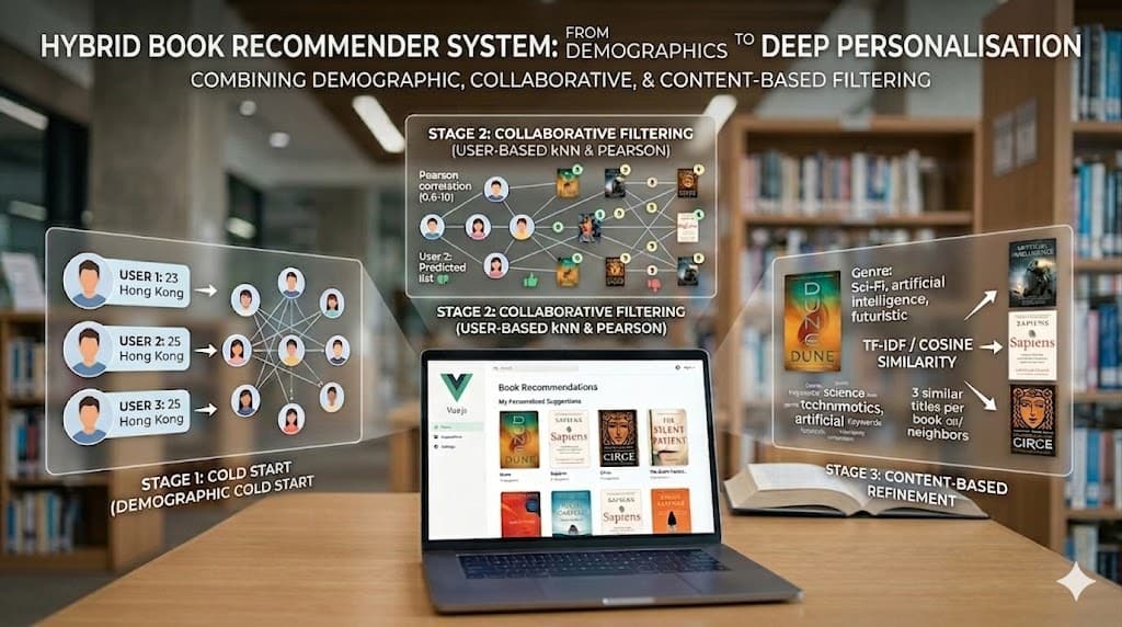 Book recommender system